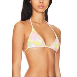 Starfit retro bikini top pink xs
